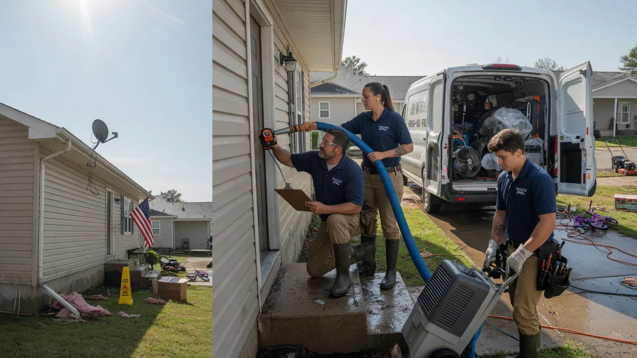 Ceiling Water Damage Restoration in Macomb, OK near me